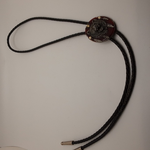 Vintage 1992 Siskiyou Bear Bolo Tie - Picture 10 of 11